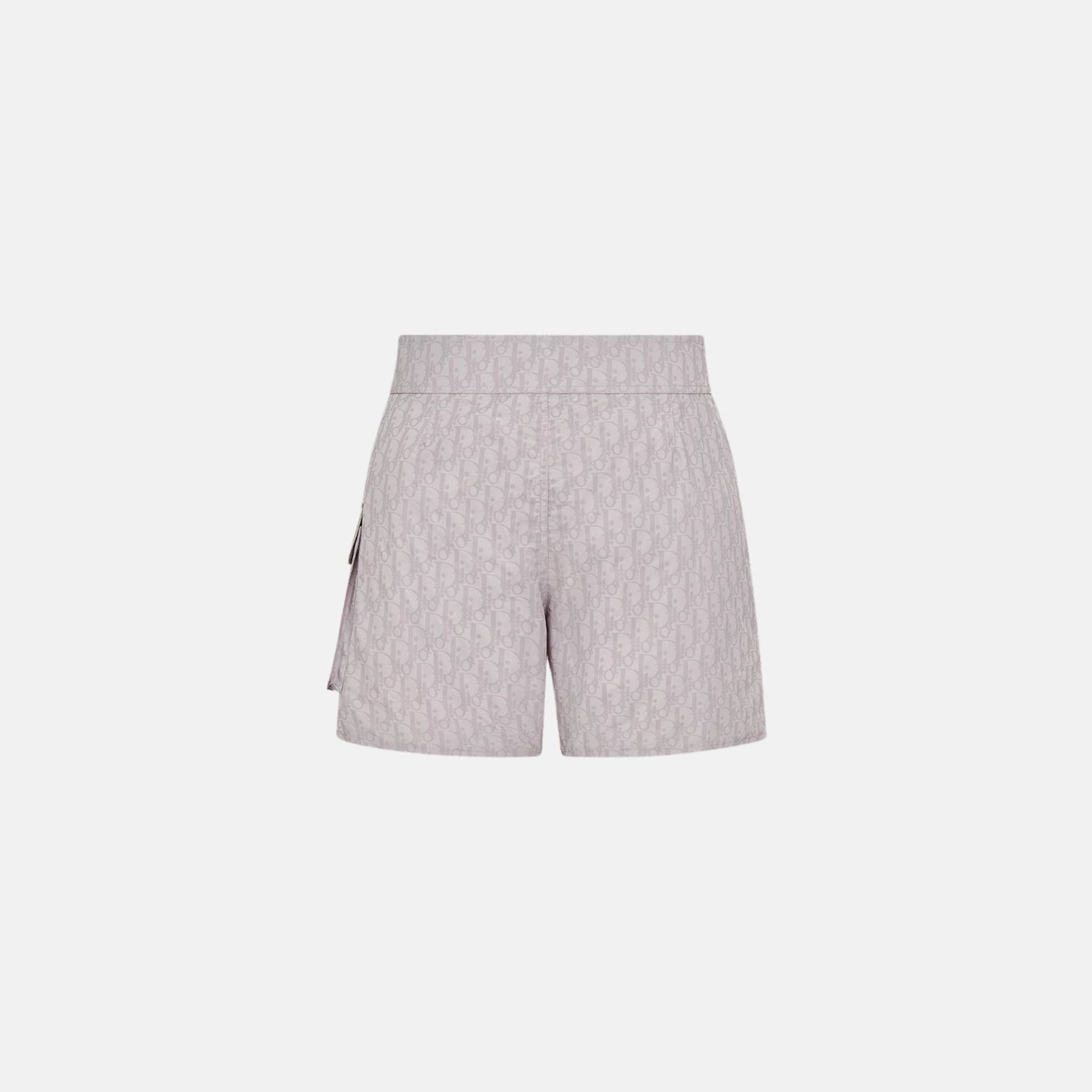 Oblique Swim Shorts In Technical Fabric
