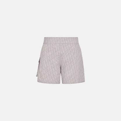 Oblique Swim Shorts In Technical Fabric