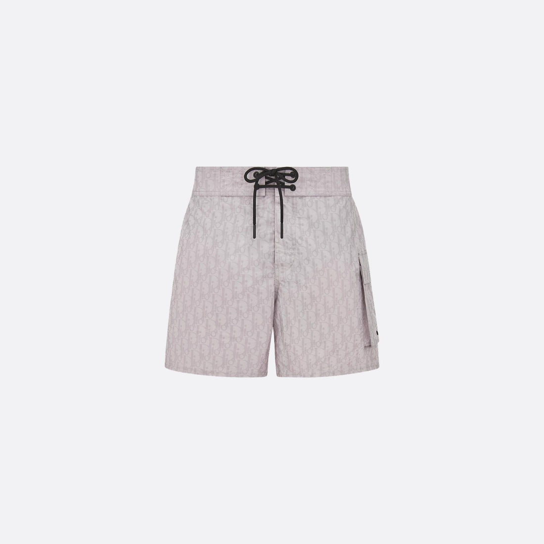 Oblique Swim Shorts In Technical Fabric