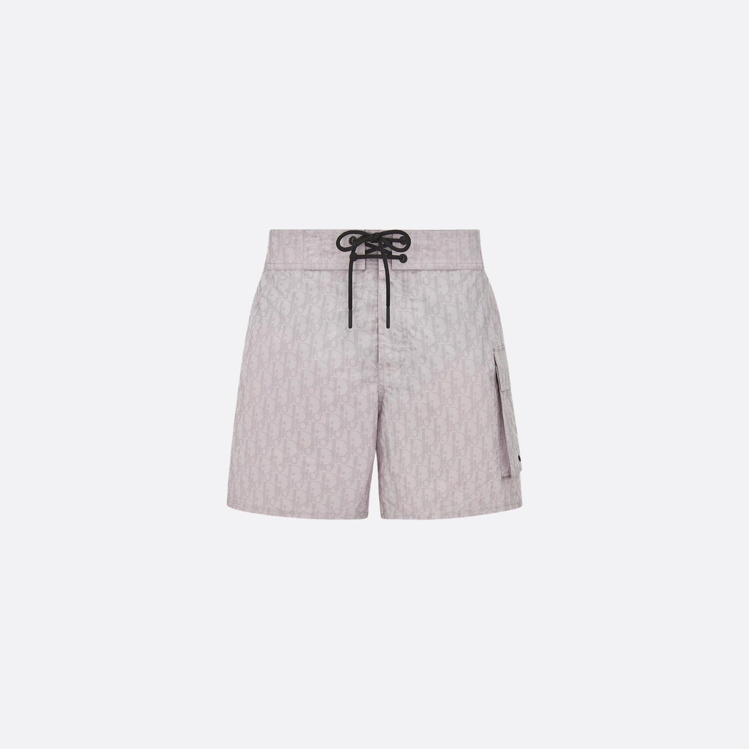 Oblique Swim Shorts In Technical Fabric