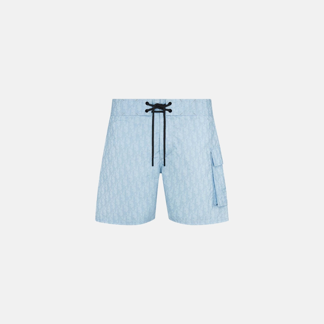Oblique Swim Shorts In Technical Fabric