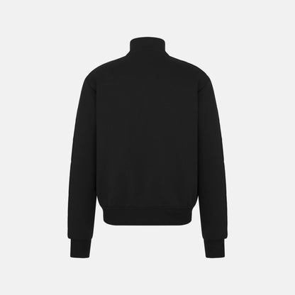 Oblique Track Jacket In Cotton Blend Jersey