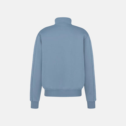 Oblique Track Jacket In Cotton Blend Jersey