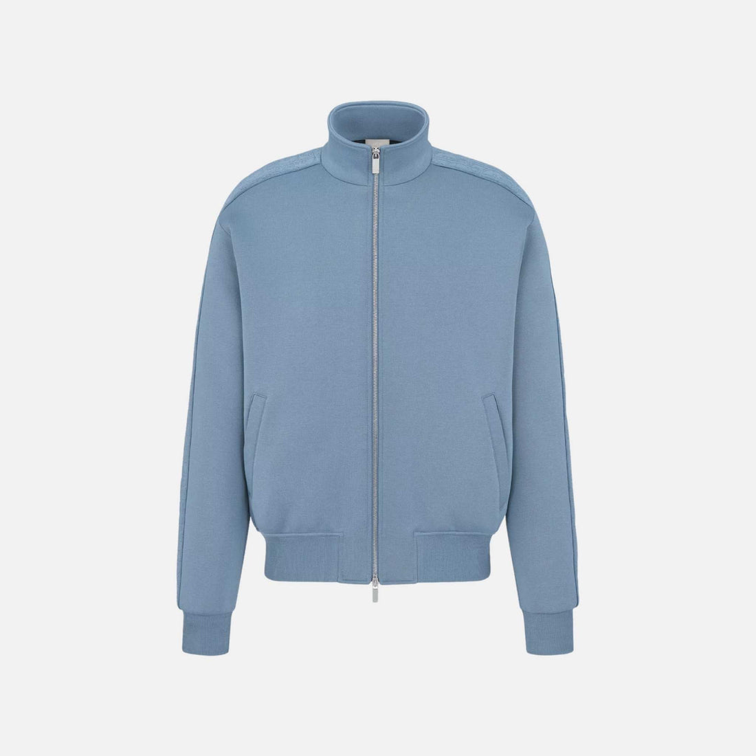 Oblique Track Jacket In Cotton Blend Jersey