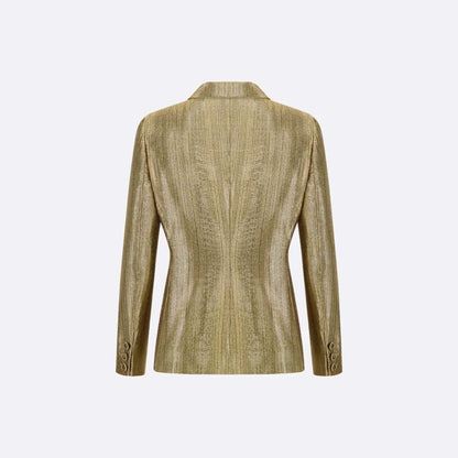Or Bar Jacket Gold-Tone Technical Fabric