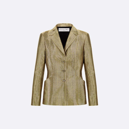 Or Bar Jacket Gold-Tone Technical Fabric