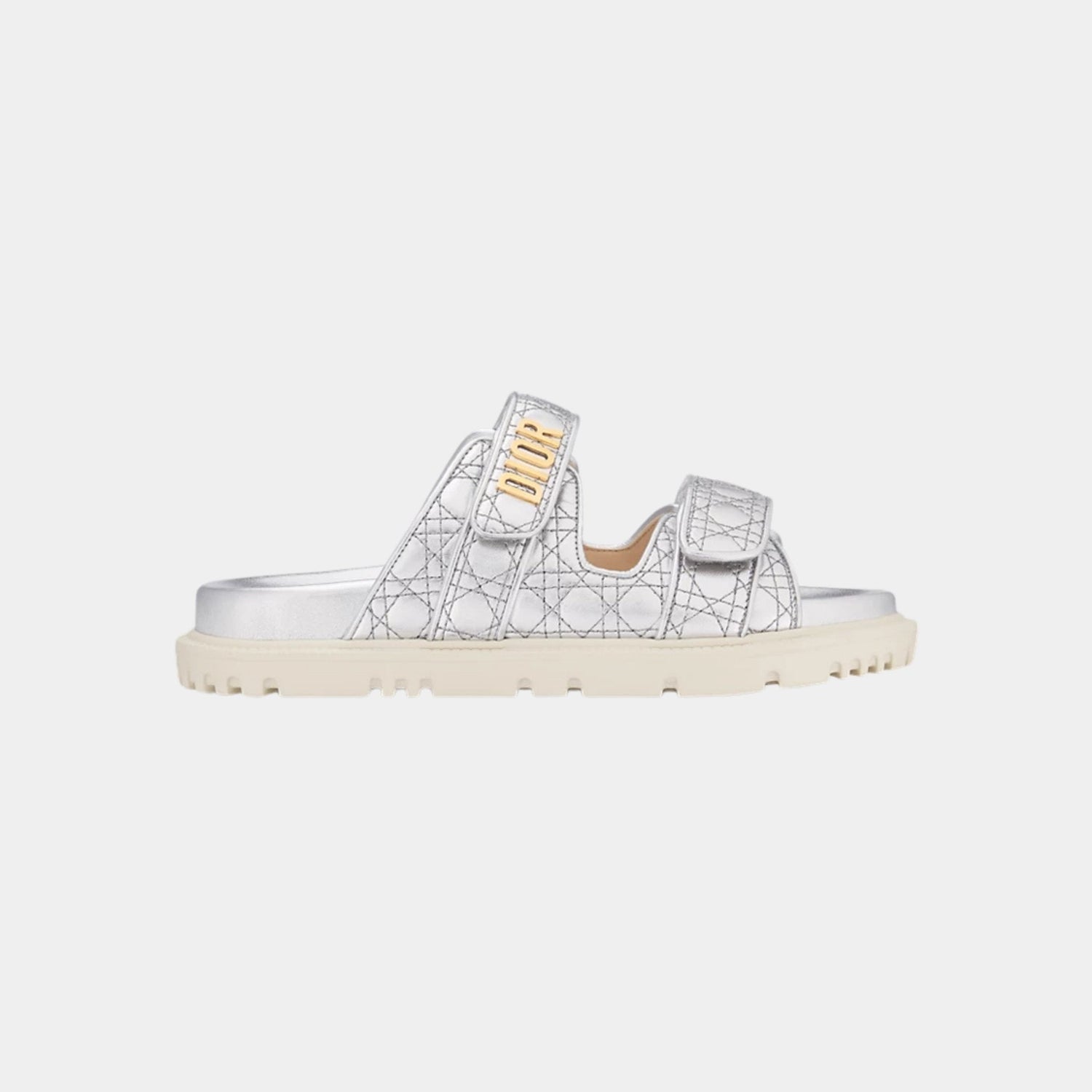 Or Dioract Slide in Laminated Sheepskin Cannage Motif