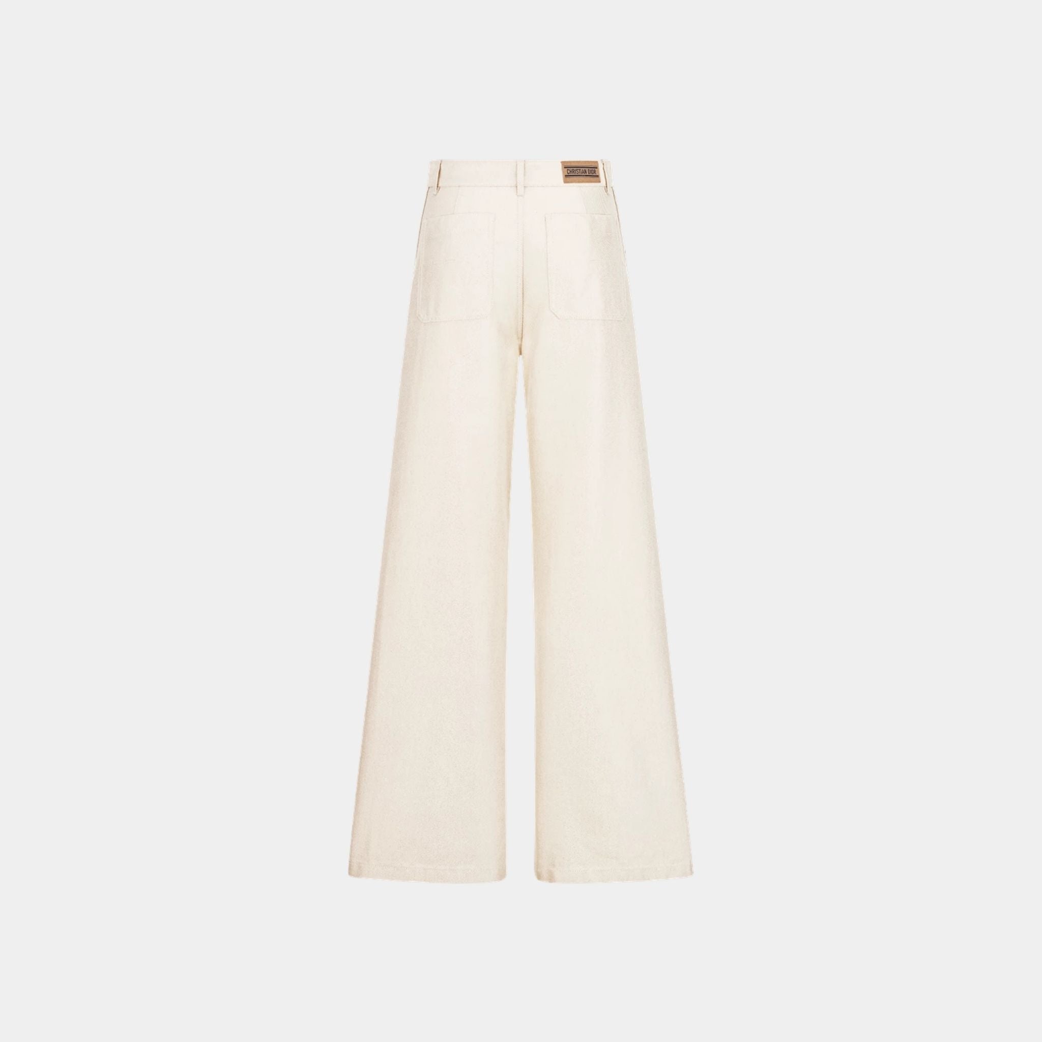 Or Flared Jeans Gold-Tone Cotton Denim