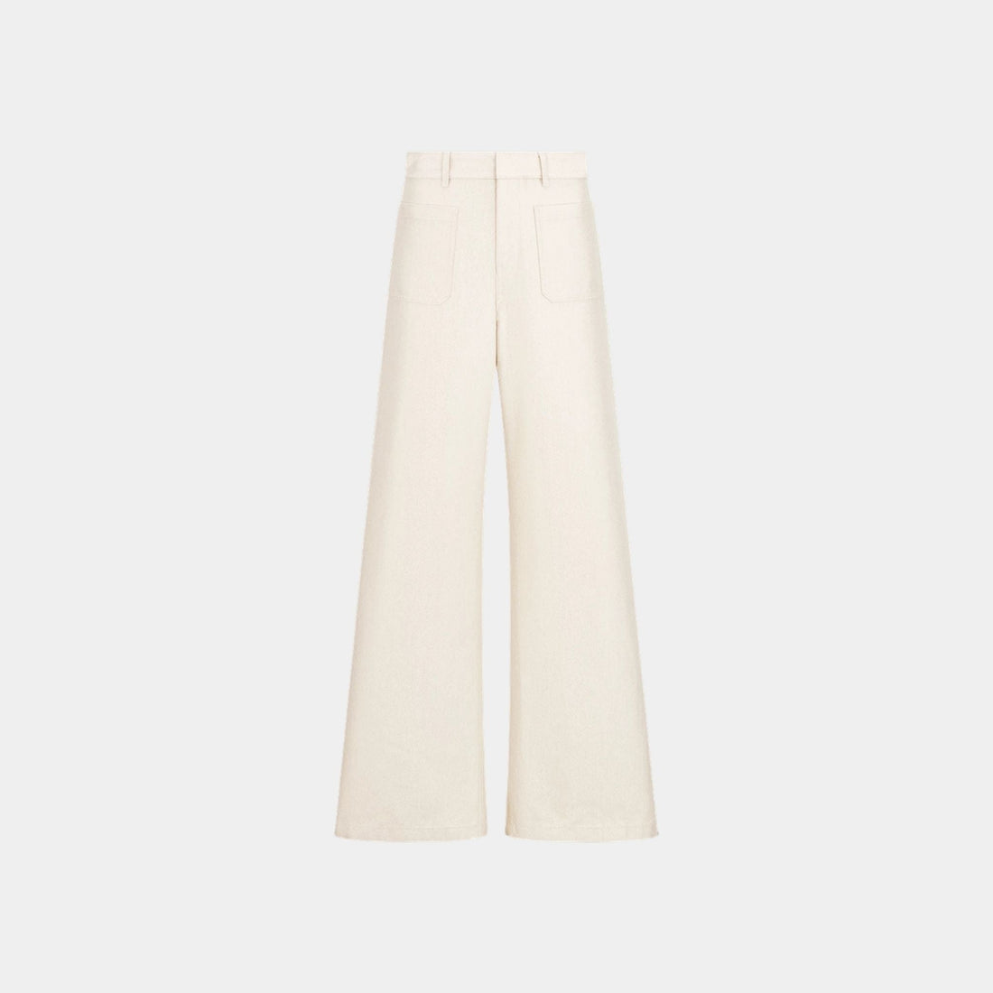 Or Flared Jeans Gold-Tone Cotton Denim