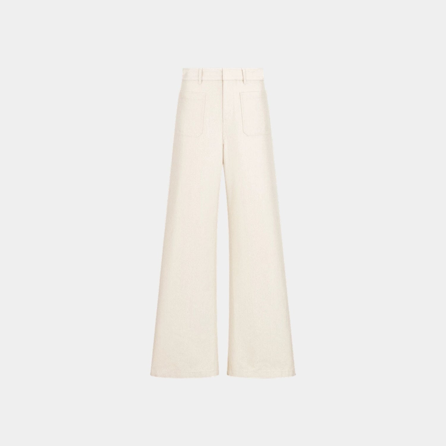 Or Flared Jeans Gold-Tone Cotton Denim