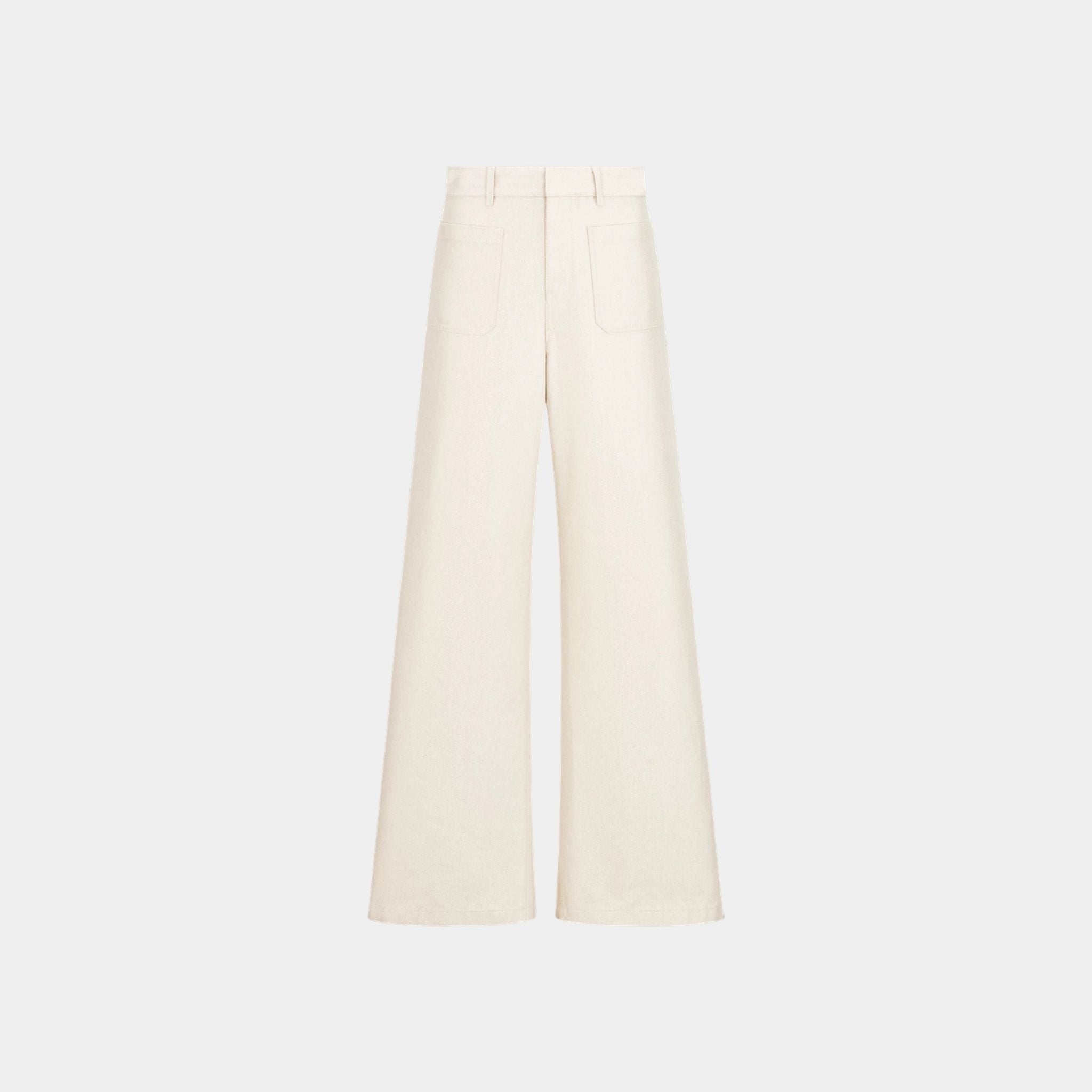Or Flared Jeans Gold-Tone Cotton Denim