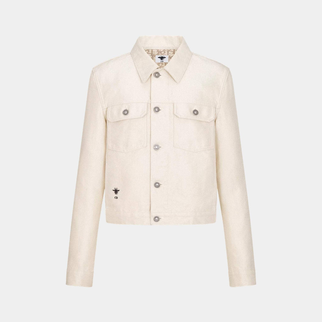Or Jacket Gold-Tone Cotton-Blend Denim