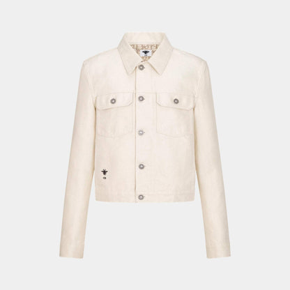 Or Jacket Gold-Tone Cotton-Blend Denim