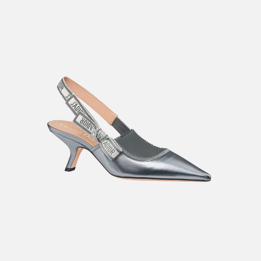 Or JAdior Slingback Pump In Laminated Lambskin