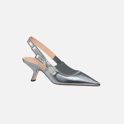 Or JAdior Slingback Pump In Laminated Lambskin
