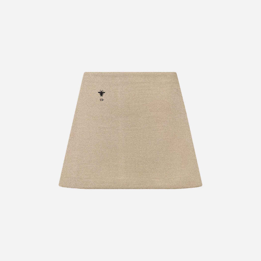 Or Miniskirt Gold-Tone Technical Knit