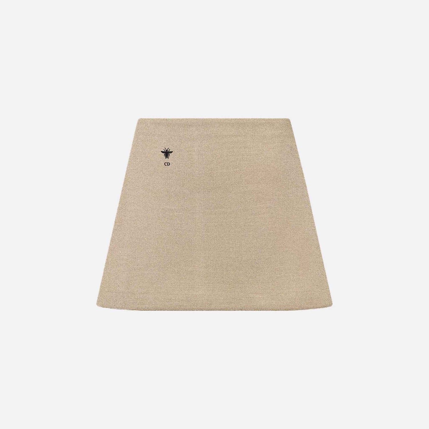 Or Miniskirt Gold-Tone Technical Knit