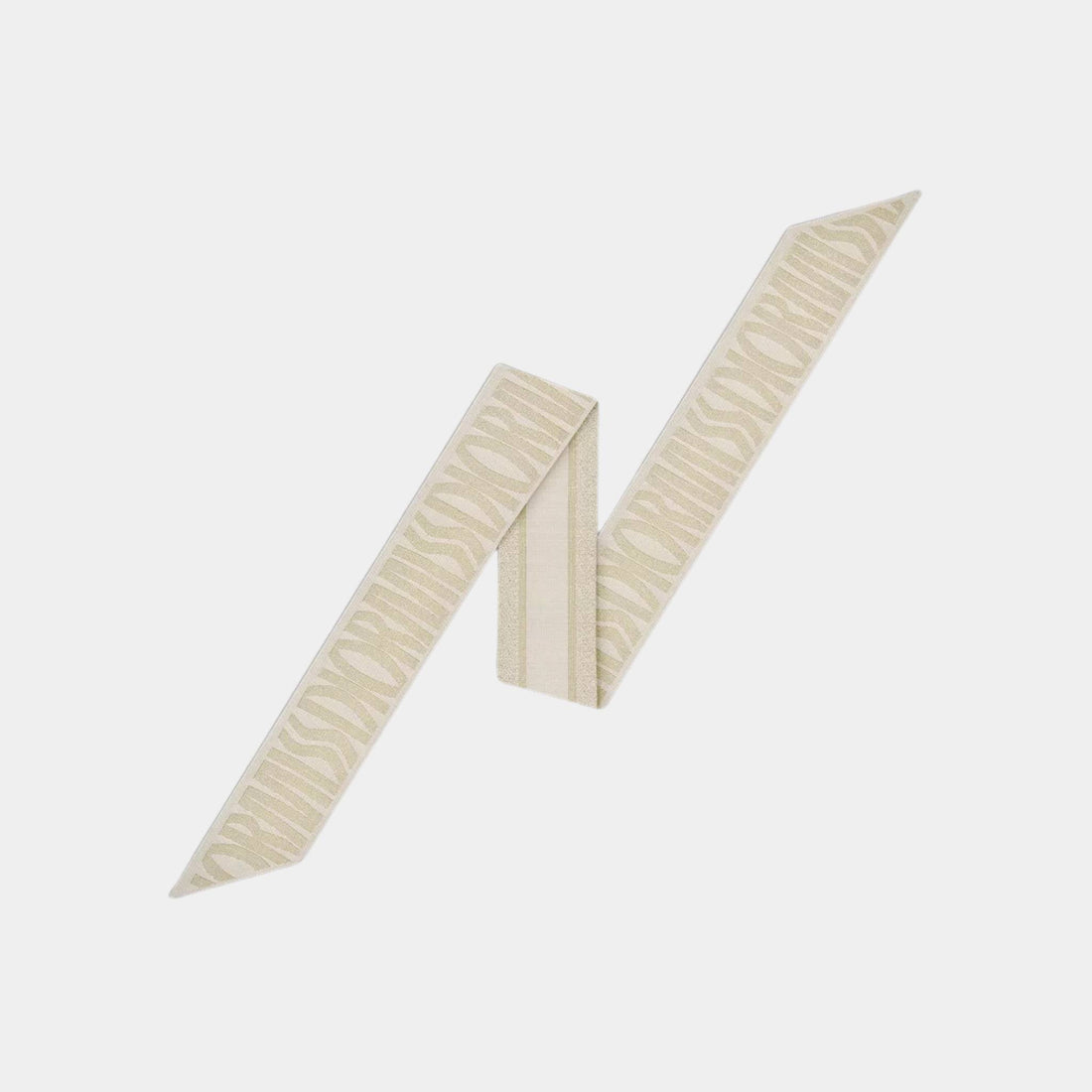 Or Miss Dior Allover Mitzah Scarf Silk Twill Metallic Thread