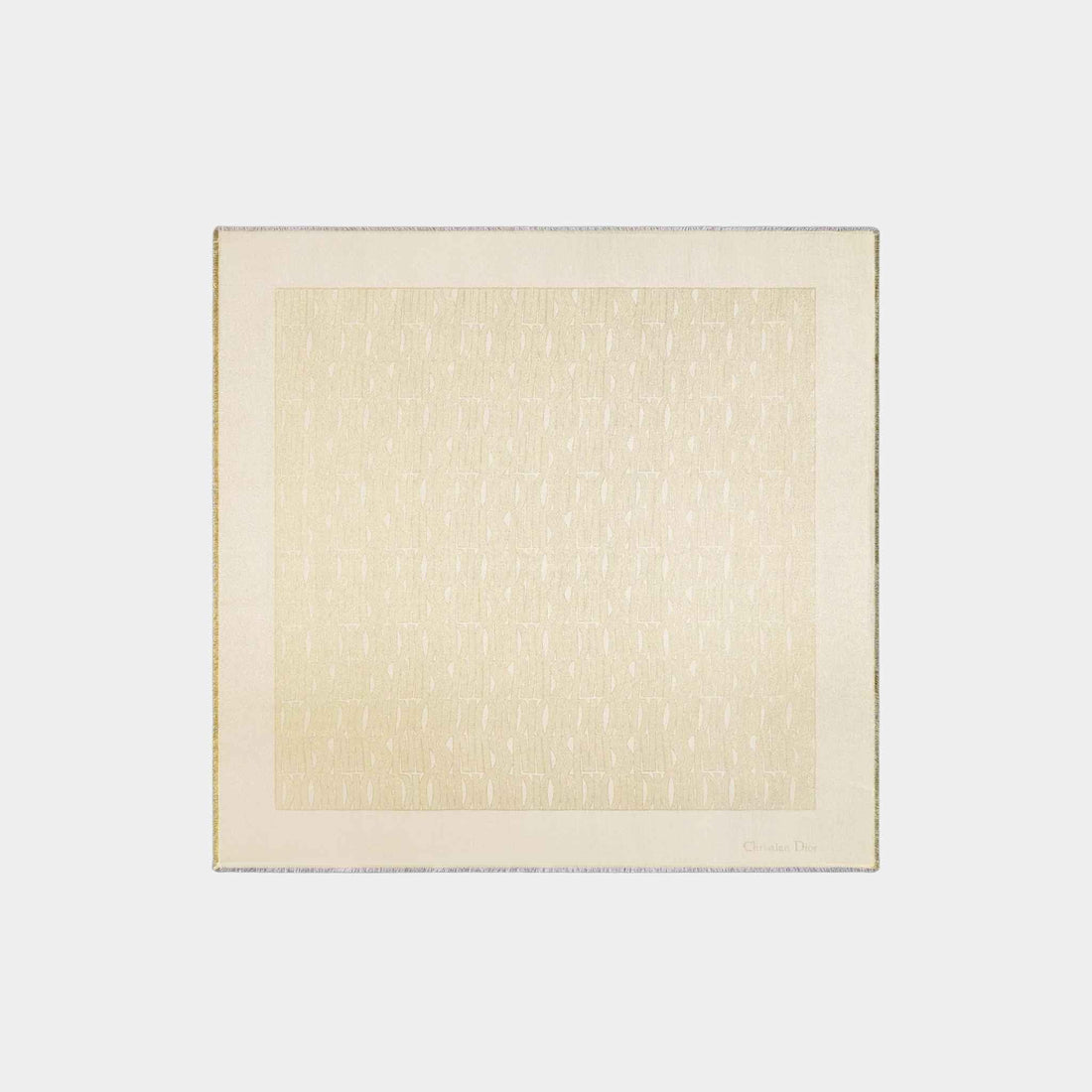 Or Miss Dior Allover Shawl Silk Wool Cashmere Blend