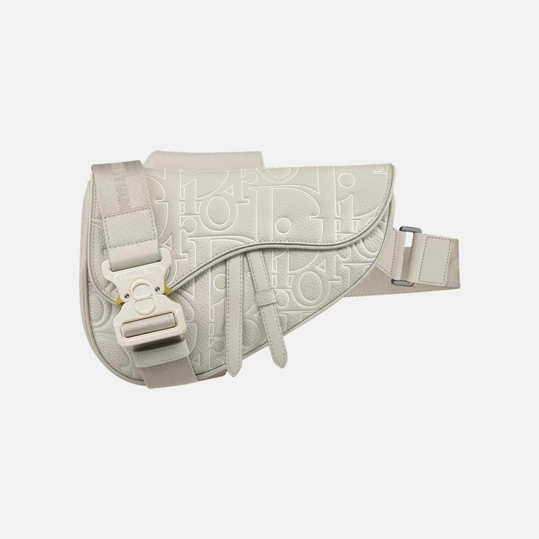 Saddle Bag In Gravity Outline Leather And Grained Calfskin