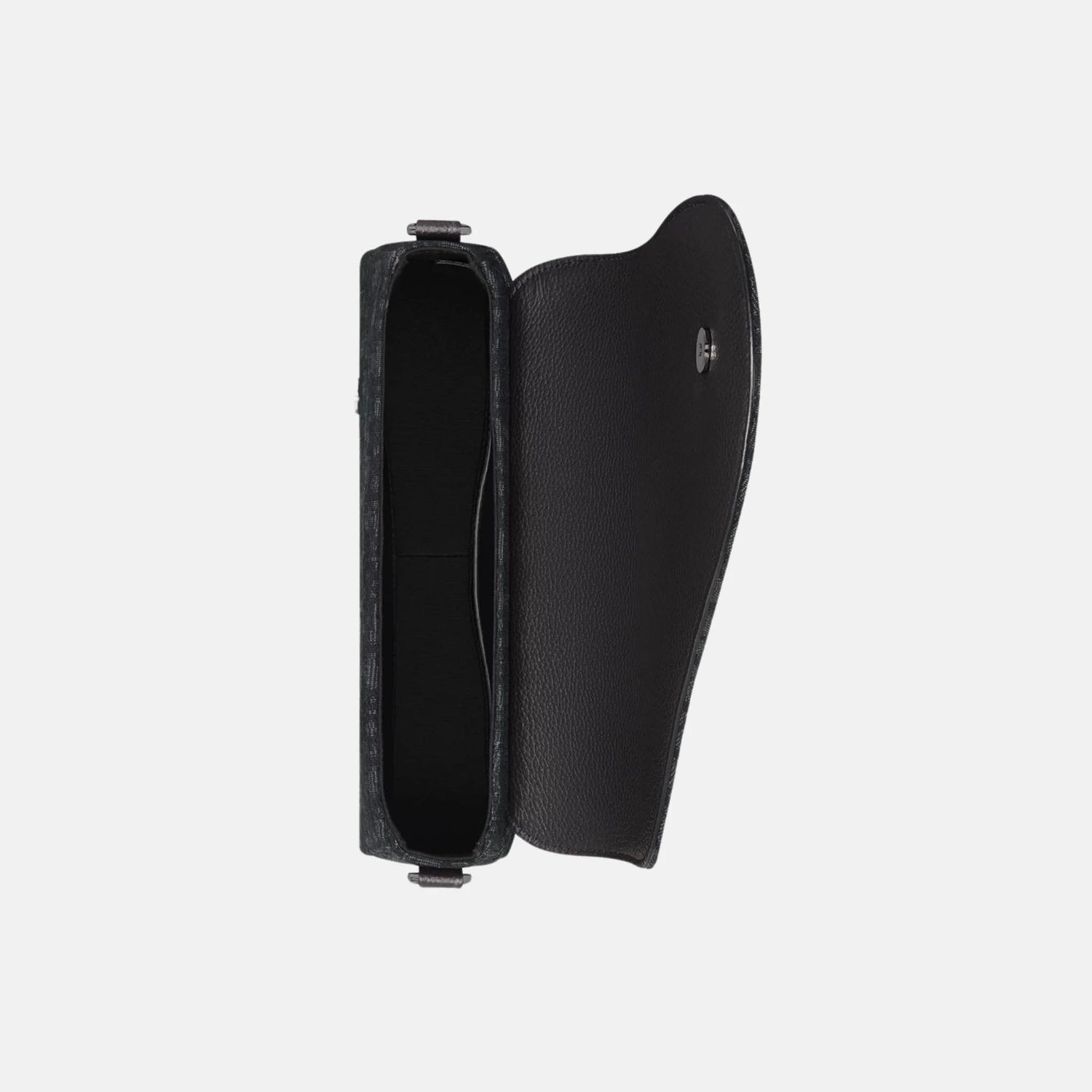 Saddle Messenger Bag In Oblique Jacquard And Grained Calfskin