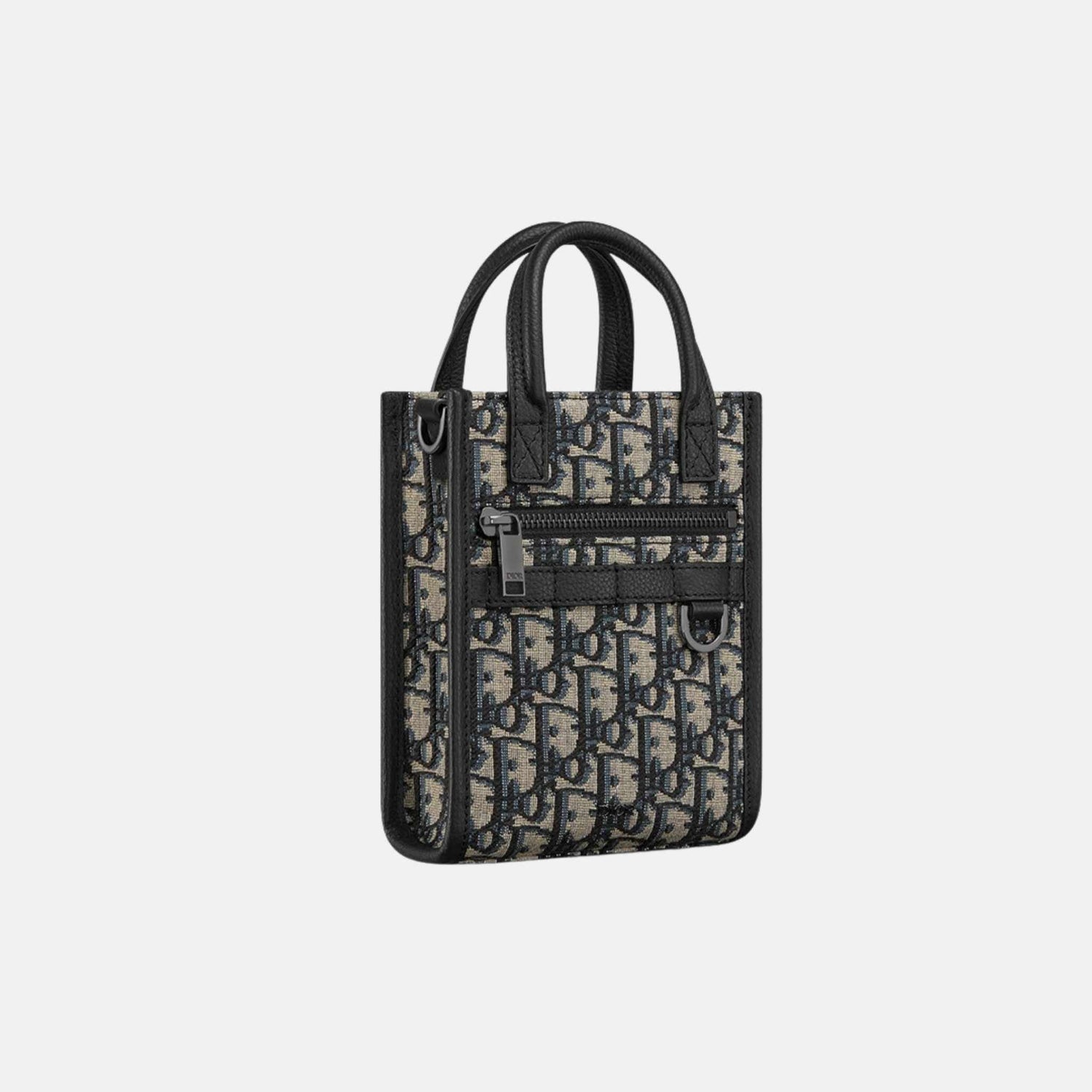 Safari North-South Mini Tote Bag In Grained Calfskin