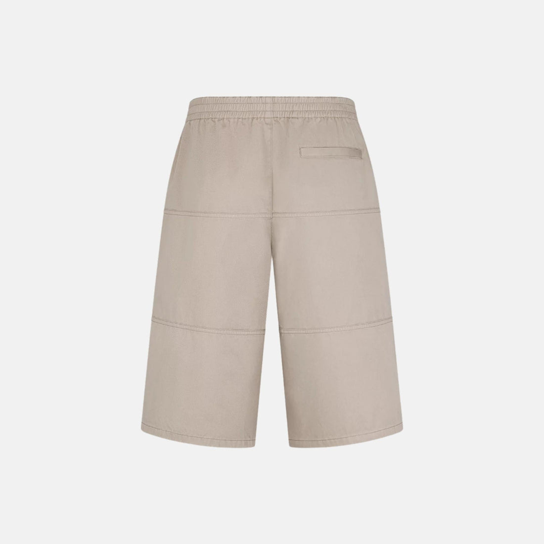 Shorts With Dior Buckle In Cotton Gabardine