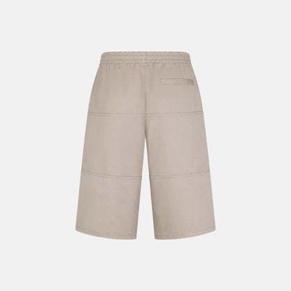 Shorts With Dior Buckle In Cotton Gabardine
