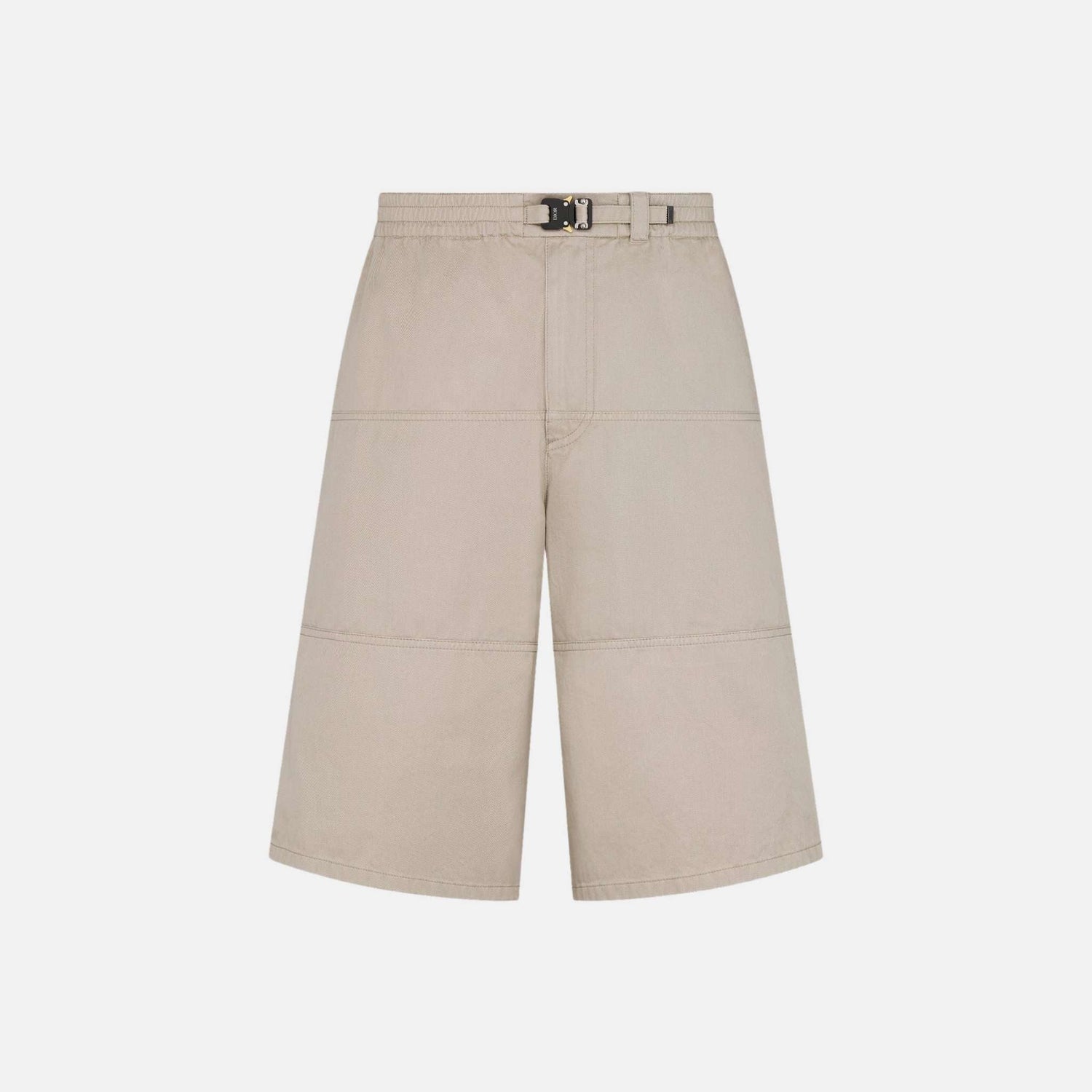 Shorts With Dior Buckle In Cotton Gabardine