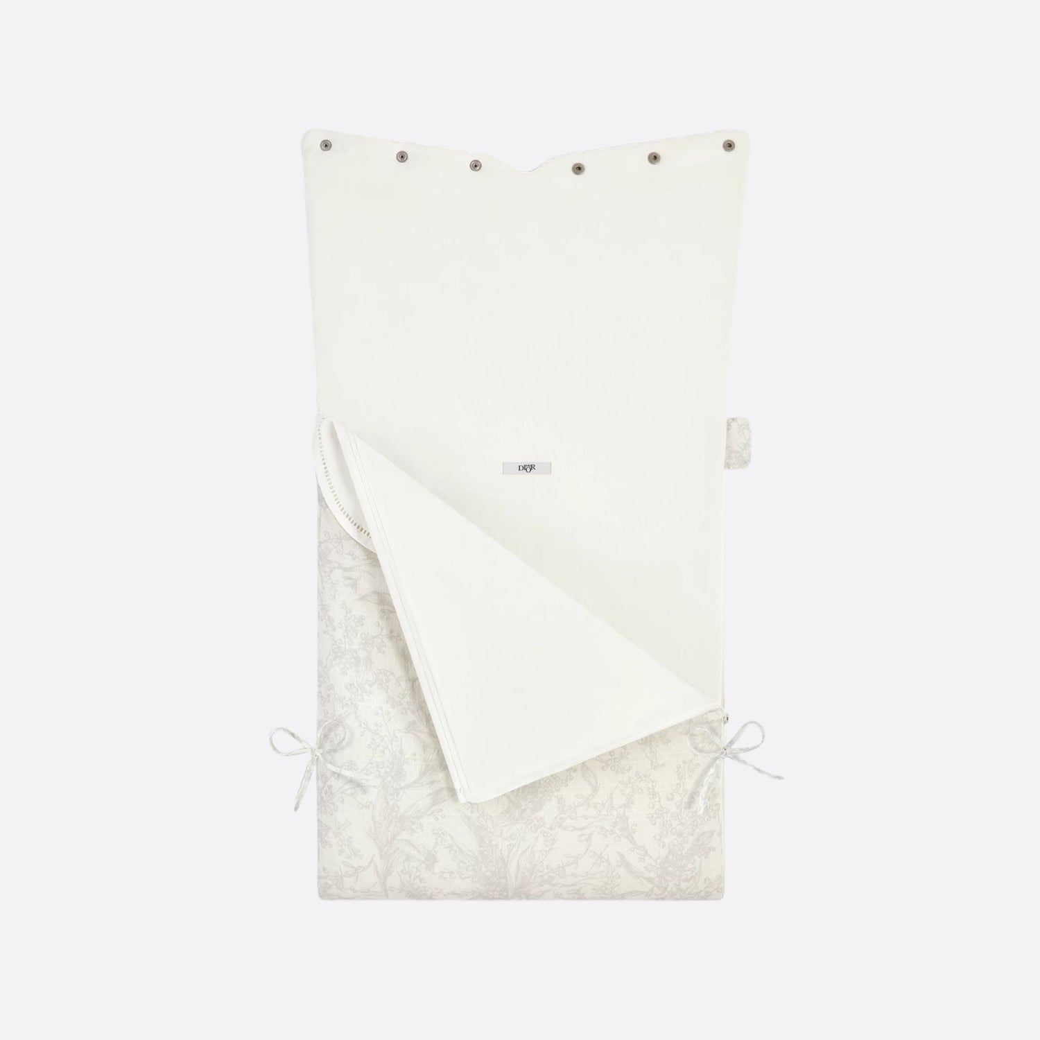 Sleeping Bag Ivory Cotton Voile with Lily of the Valley Print