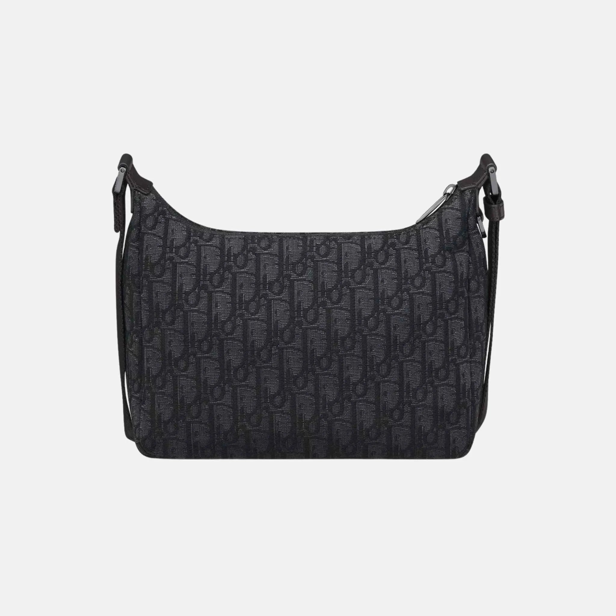 Small Rider Soft Hobo Bag In Oblique Jacquard