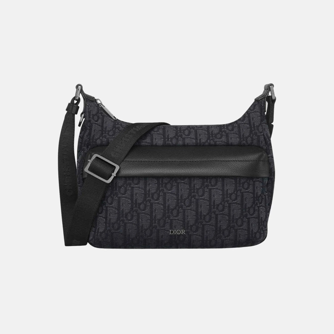 Small Rider Soft Hobo Bag In Oblique Jacquard