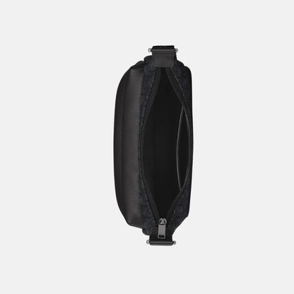 Small Rider Soft Hobo Bag In Oblique Jacquard
