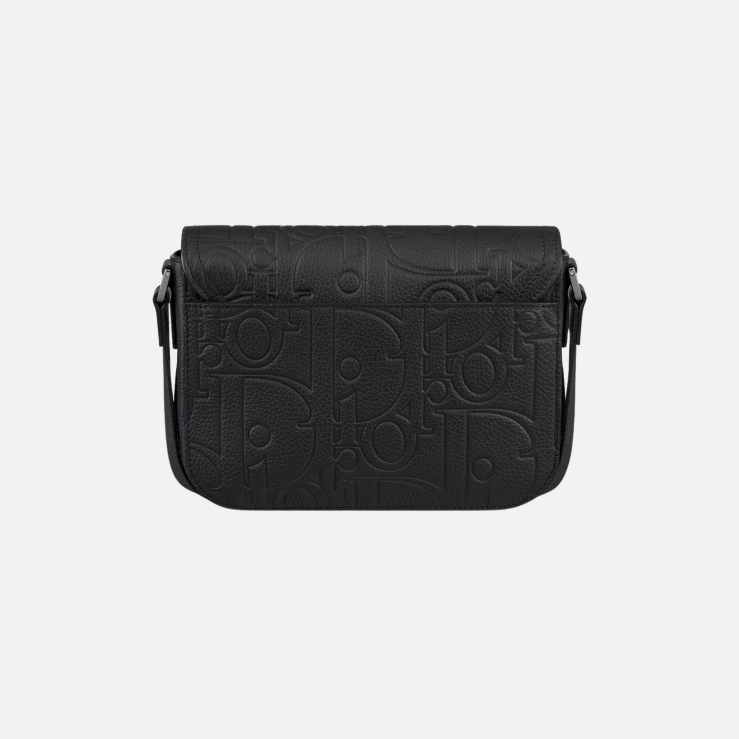 Small Saddle Messenger Bag With Flap In Leather And Calfskin