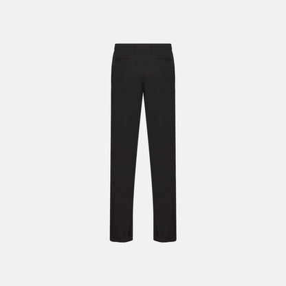 Tailored Track Pants With CD Icon Embroidery In Cotton Blend