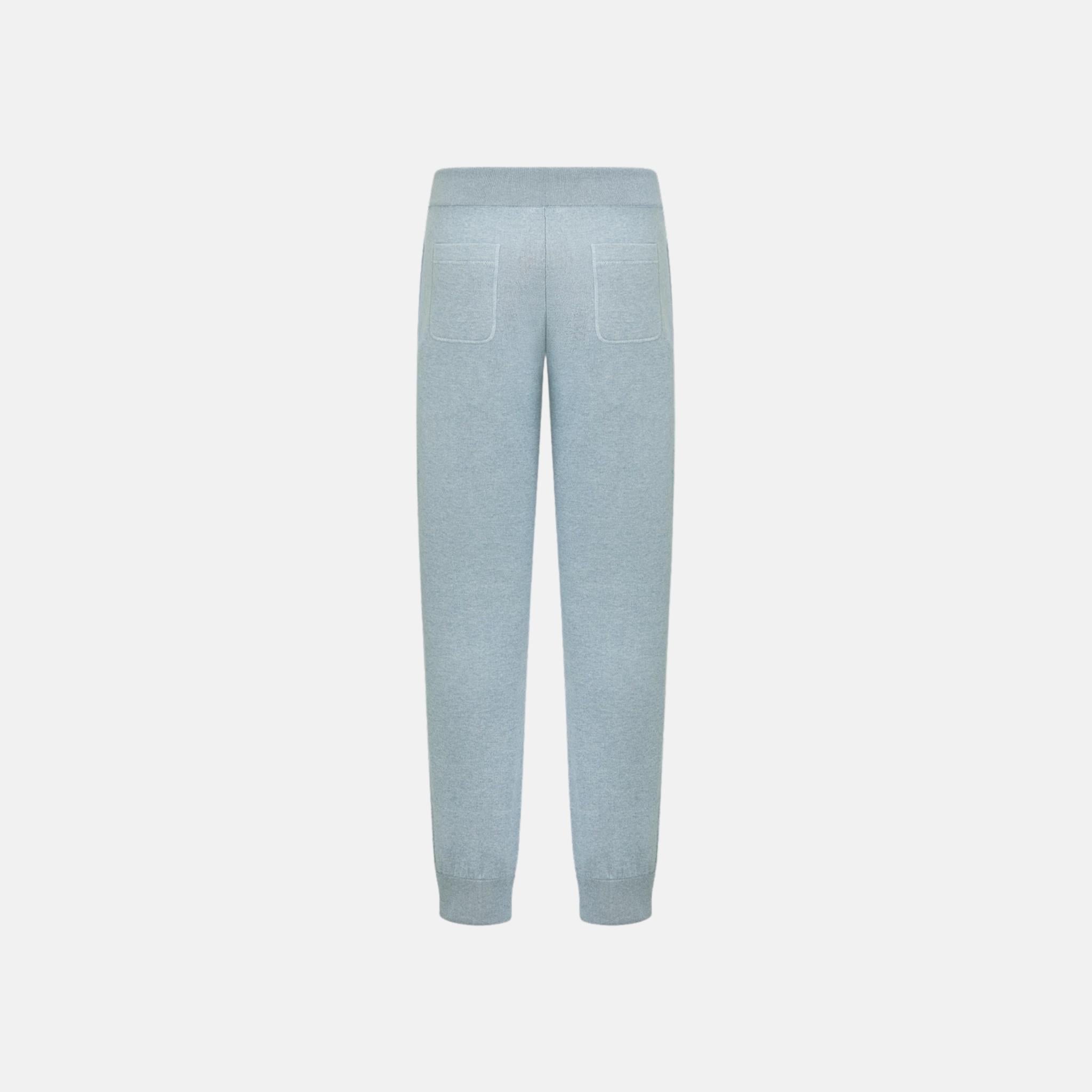 Track Pants In Cotton And Cashmere Knit