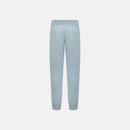 Track Pants In Cotton And Cashmere Knit