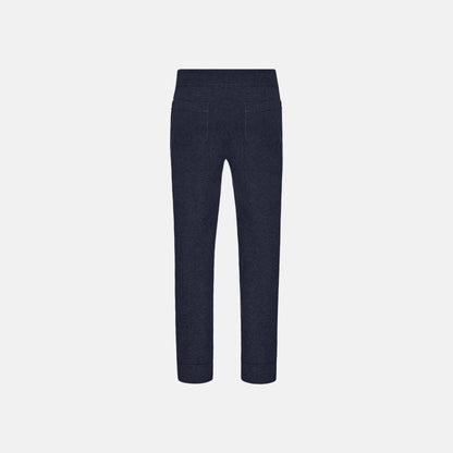 Track Pants In Cotton And Cashmere Knit