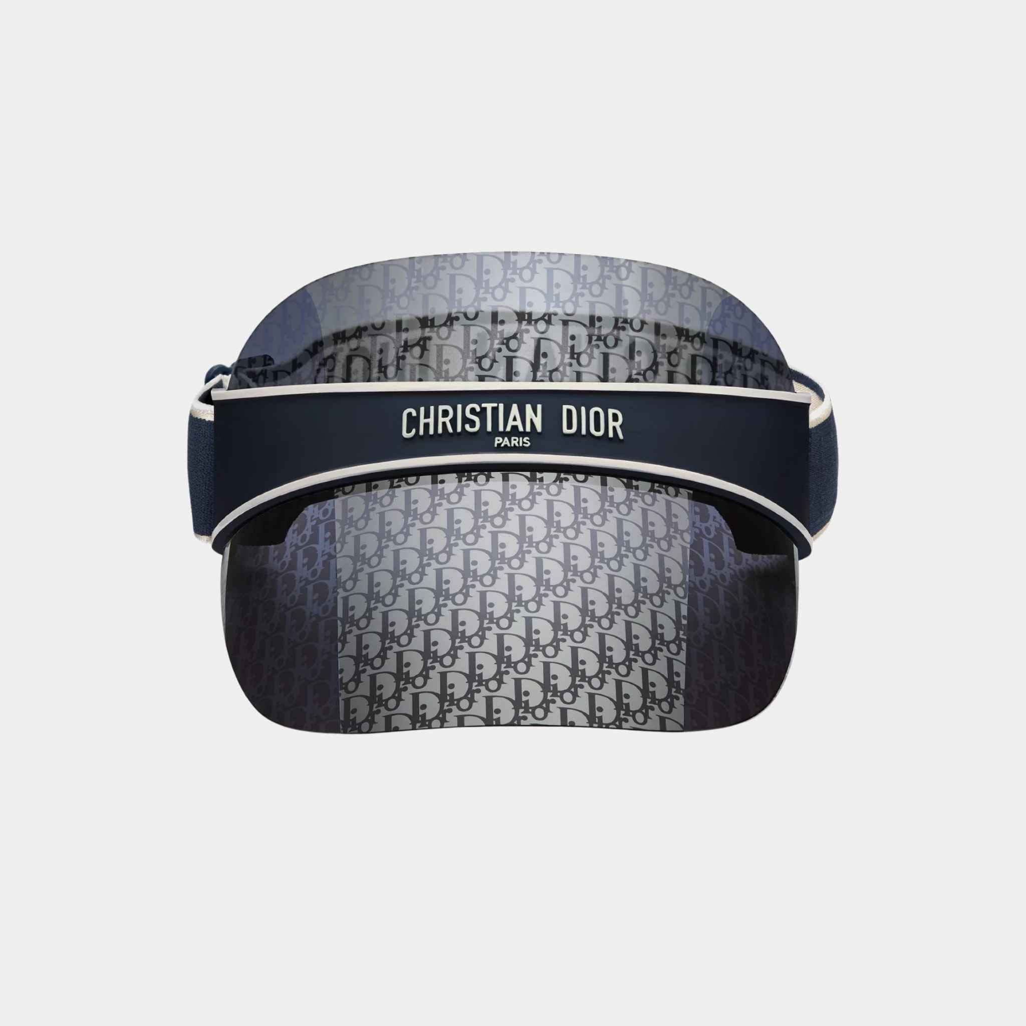 Diorclub V1U Blue Dior Oblique Visor