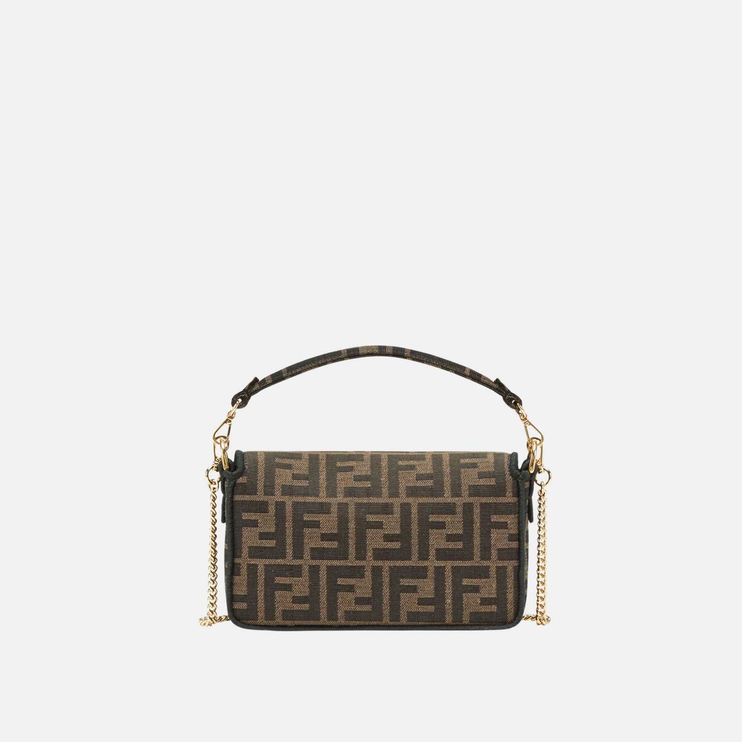 Baguette Mini Bag In Brown Fabric
