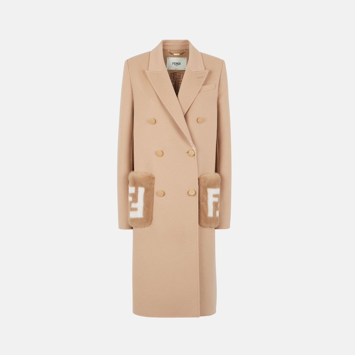 Beige Wool Coat