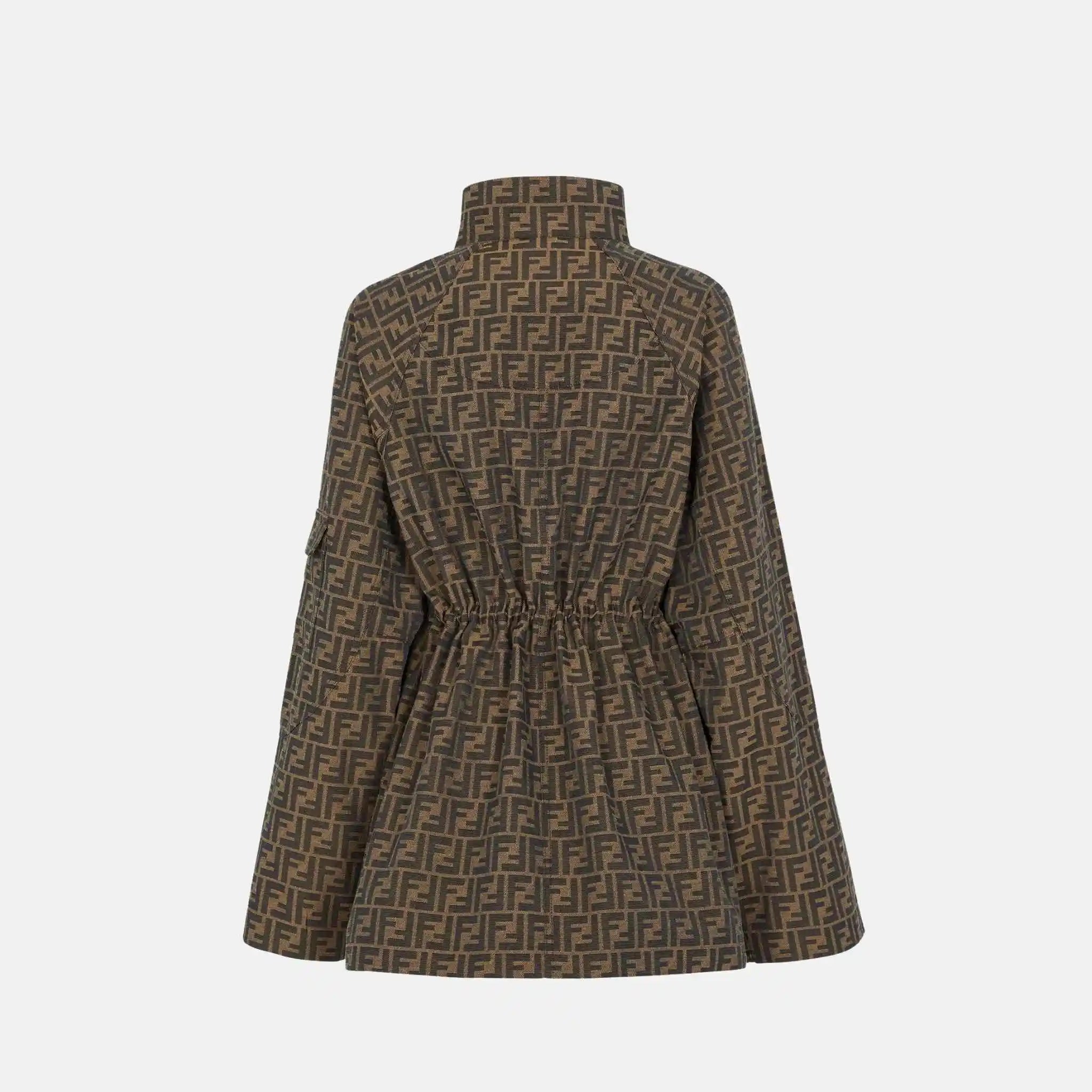 Blouson In Brown FF Canvas