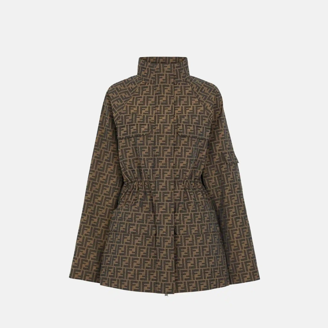 Blouson In Brown FF Canvas