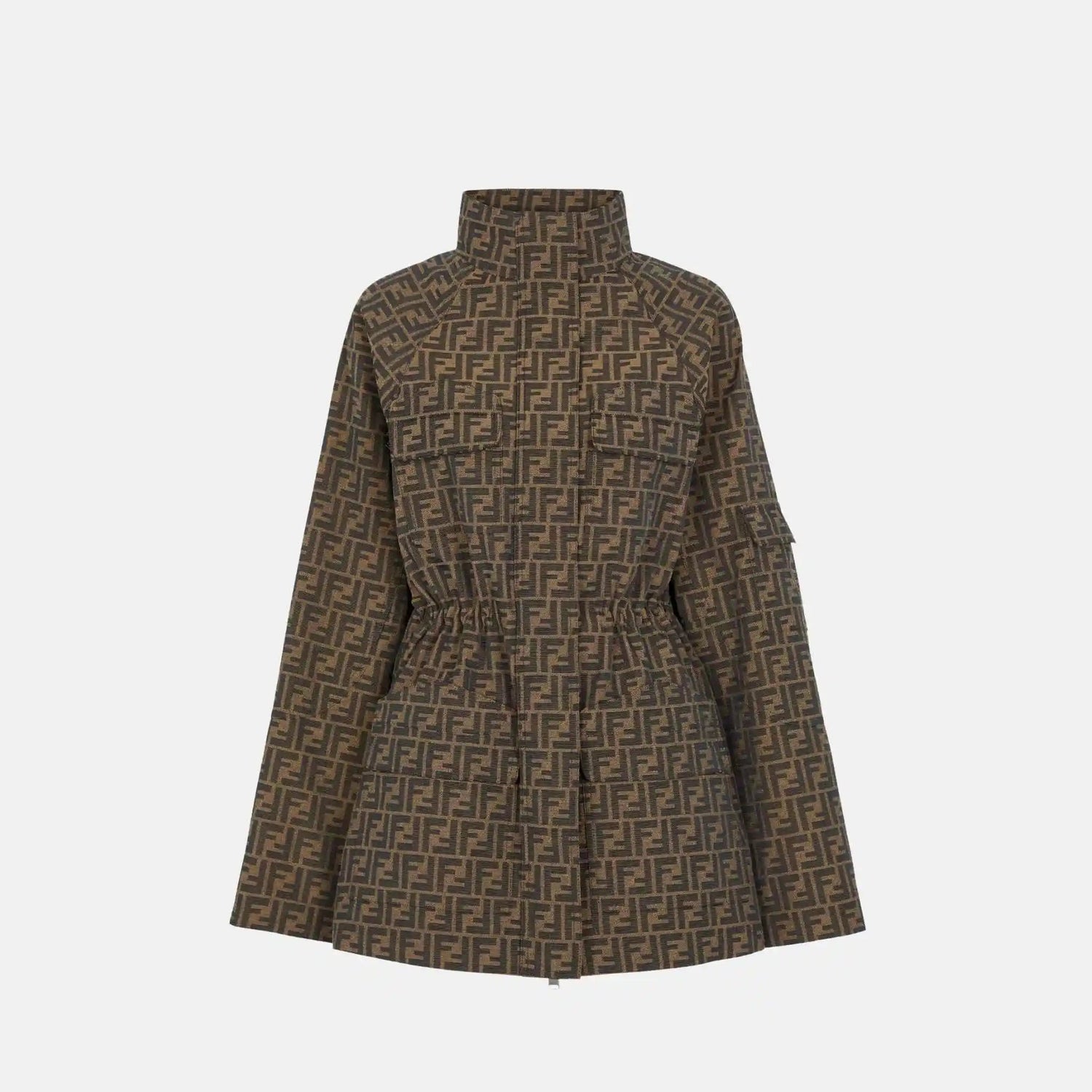 Blouson In Brown FF Canvas