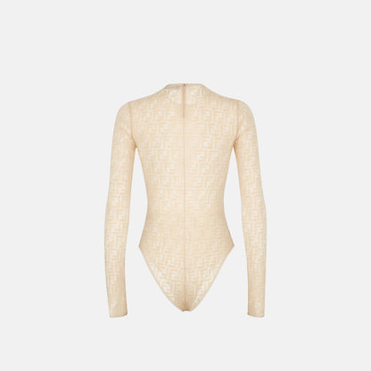 Body In Lace With Long Sleeves
