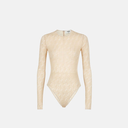 Body In Lace With Long Sleeves