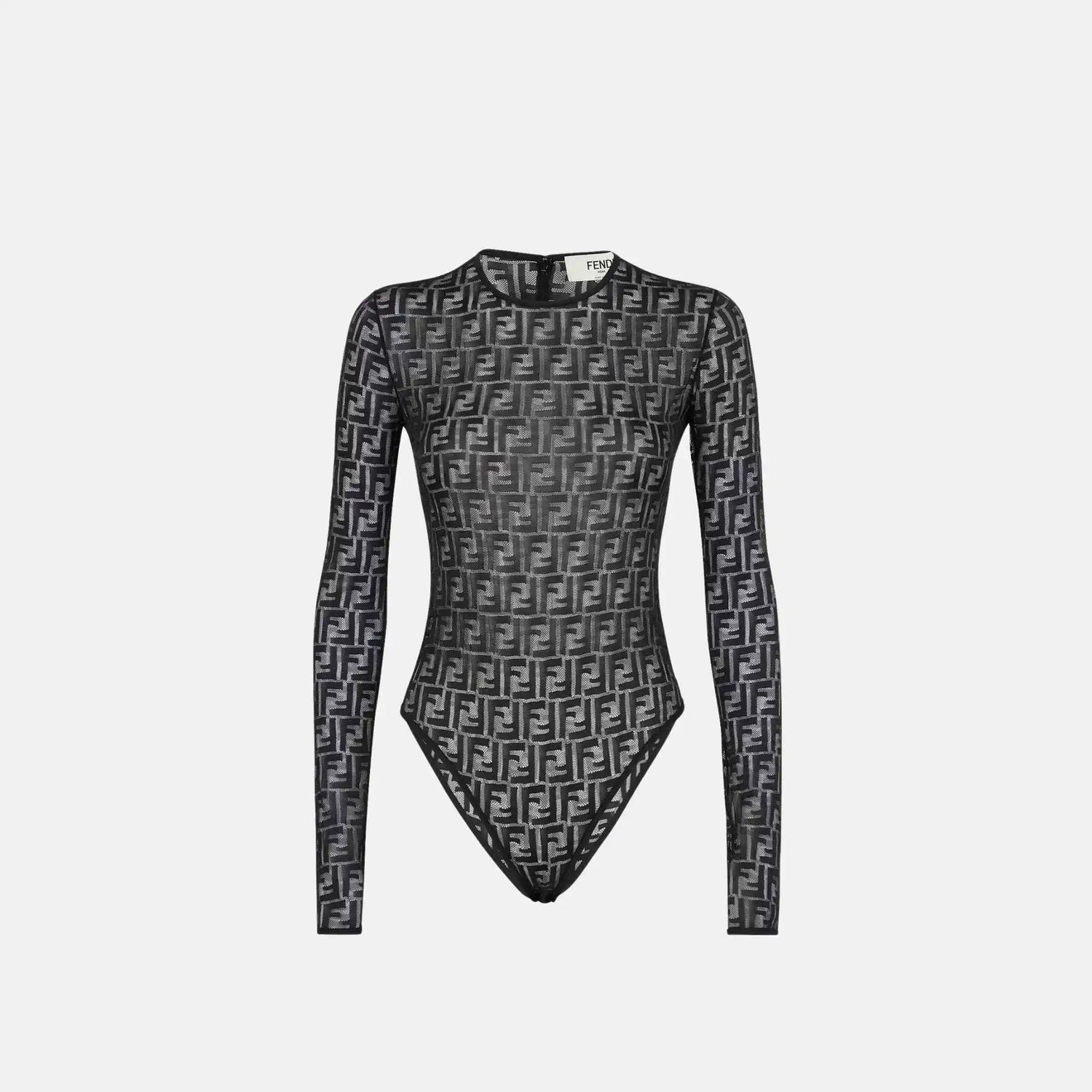 Body In Lace With Long Sleeves