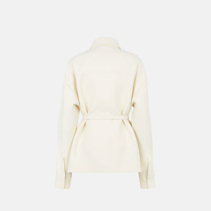 Jacket In Wool And Silk Go To