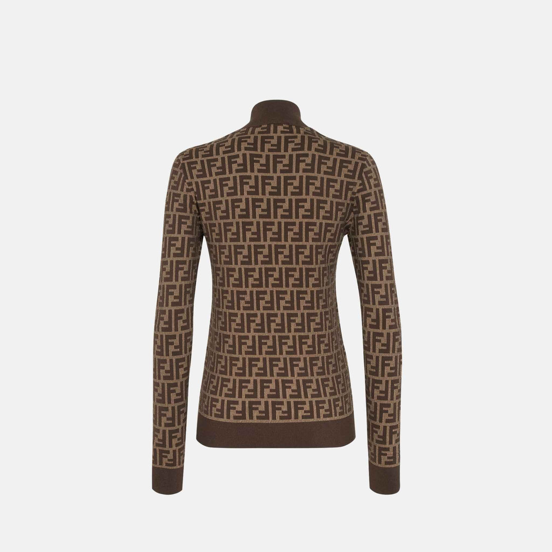 Jumper In Brown FF Cotton