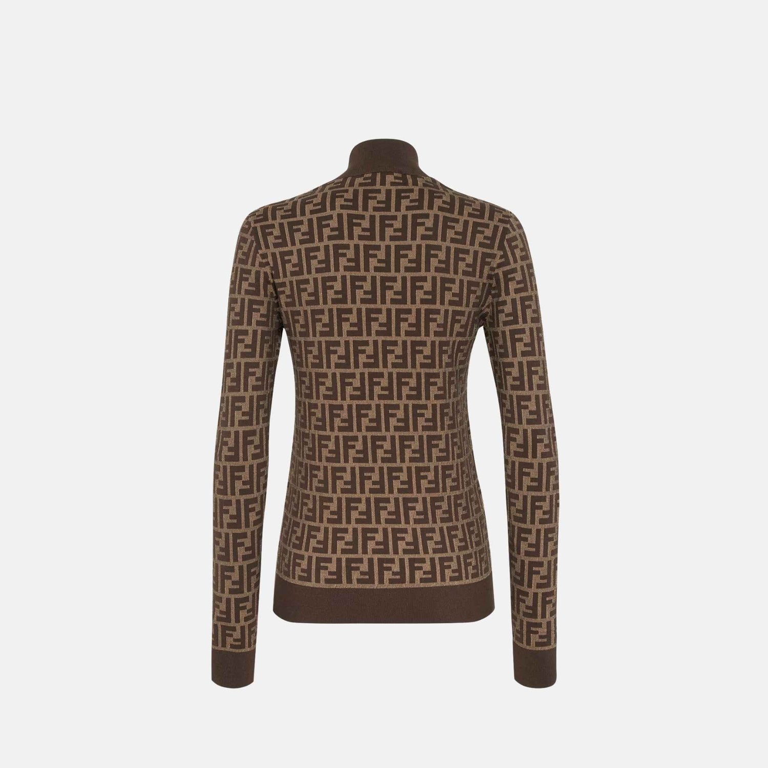 Jumper In Brown FF Cotton